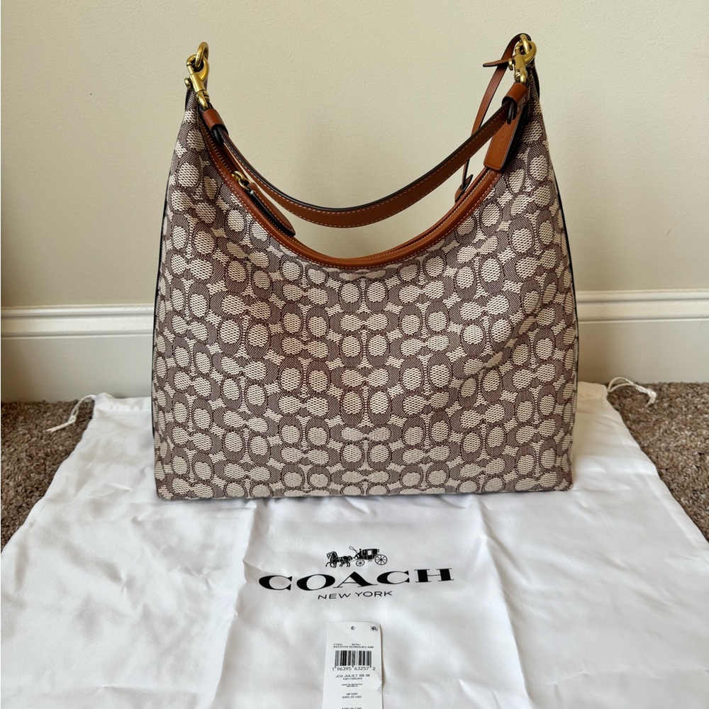 Coach Juliet Shoulder Bag 38 in Signature Jacquard - Picture 2 of 7